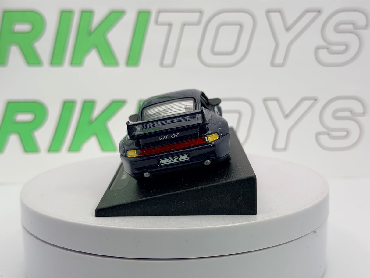 Porsche 911 GT 2 Edicola 1/43 Blu 1996