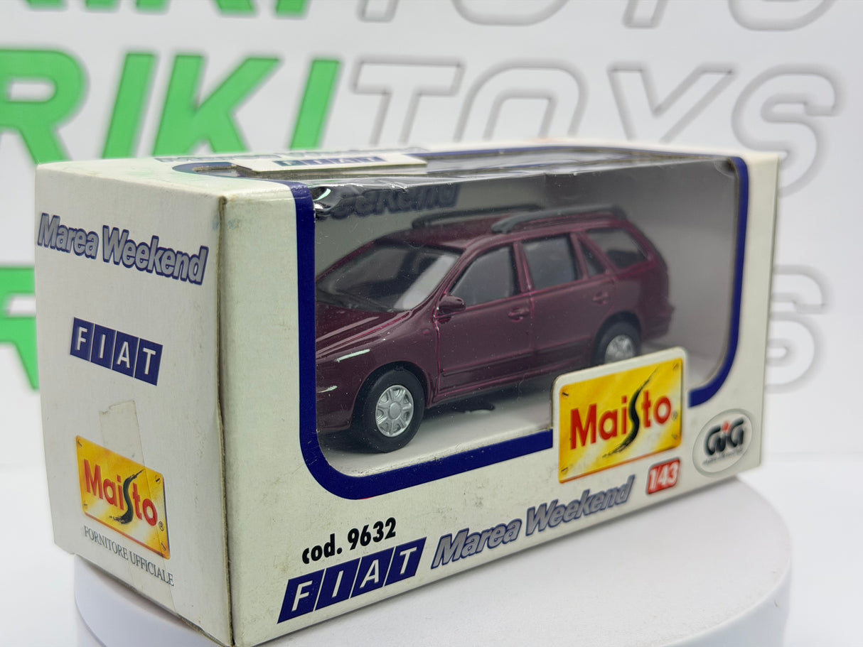 Fiat Marea Weekend Maisto 1/43 Rosso scuro 1996