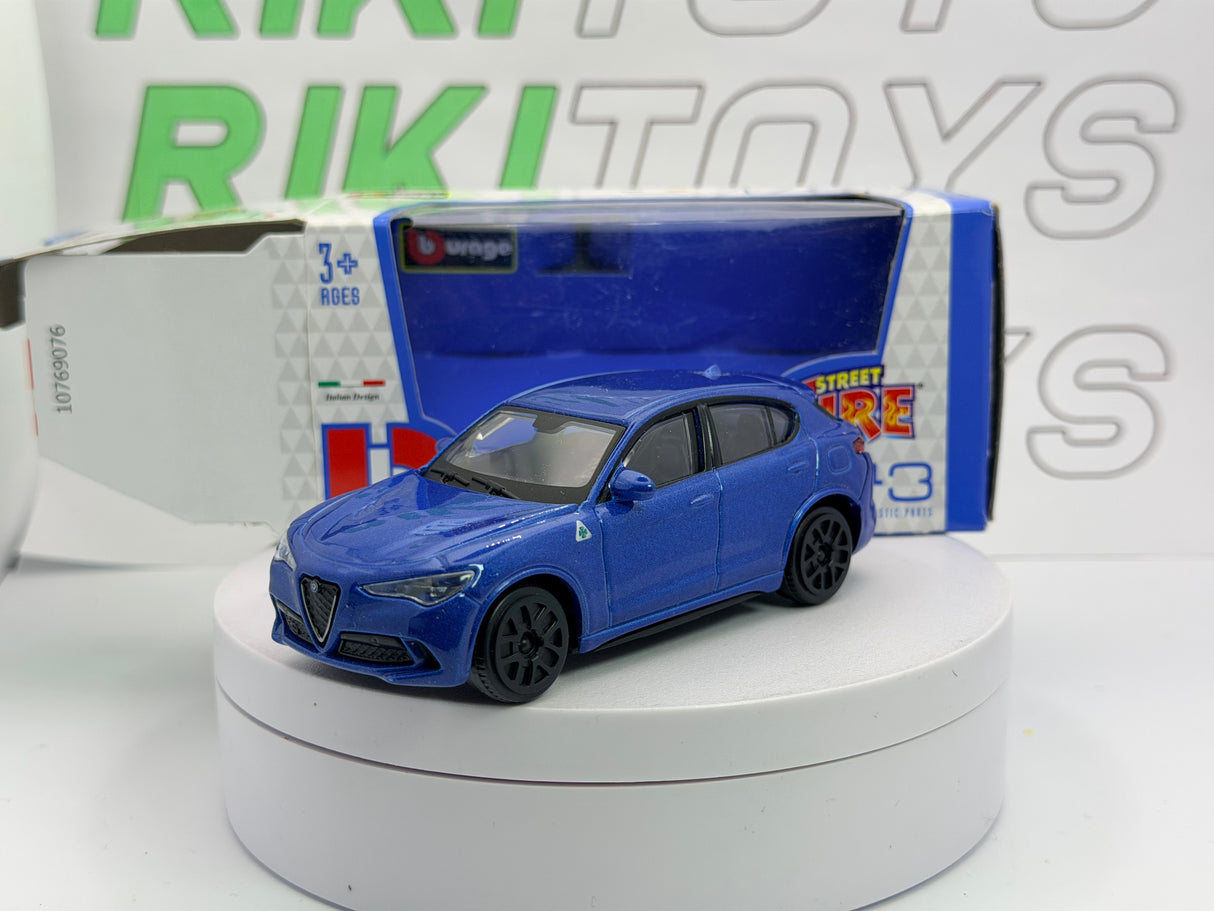 Alfa Romeo Stelvio Burago 1/43 Blu 2016