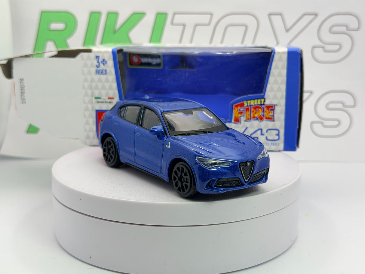 Alfa Romeo Stelvio Burago 1/43 Blu 2016