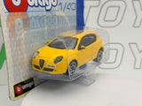 Alfa Romeo Mito Burago 1/43 Giallo 2009