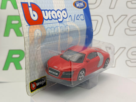 Audi R8 Coupé Burago 1/43 Rosso