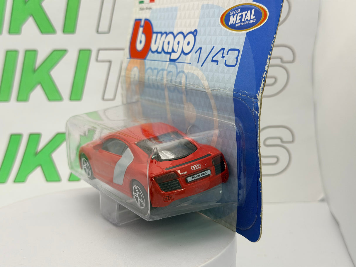 Audi R8 Coupé Burago 1/43 Rosso