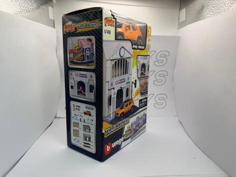 SET Jeep Renegade Burago  build your city 1/43 Arancione