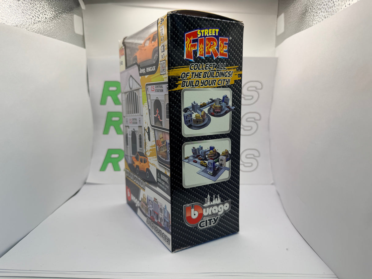 SET Jeep Renegade Burago  build your city 1/43 Arancione