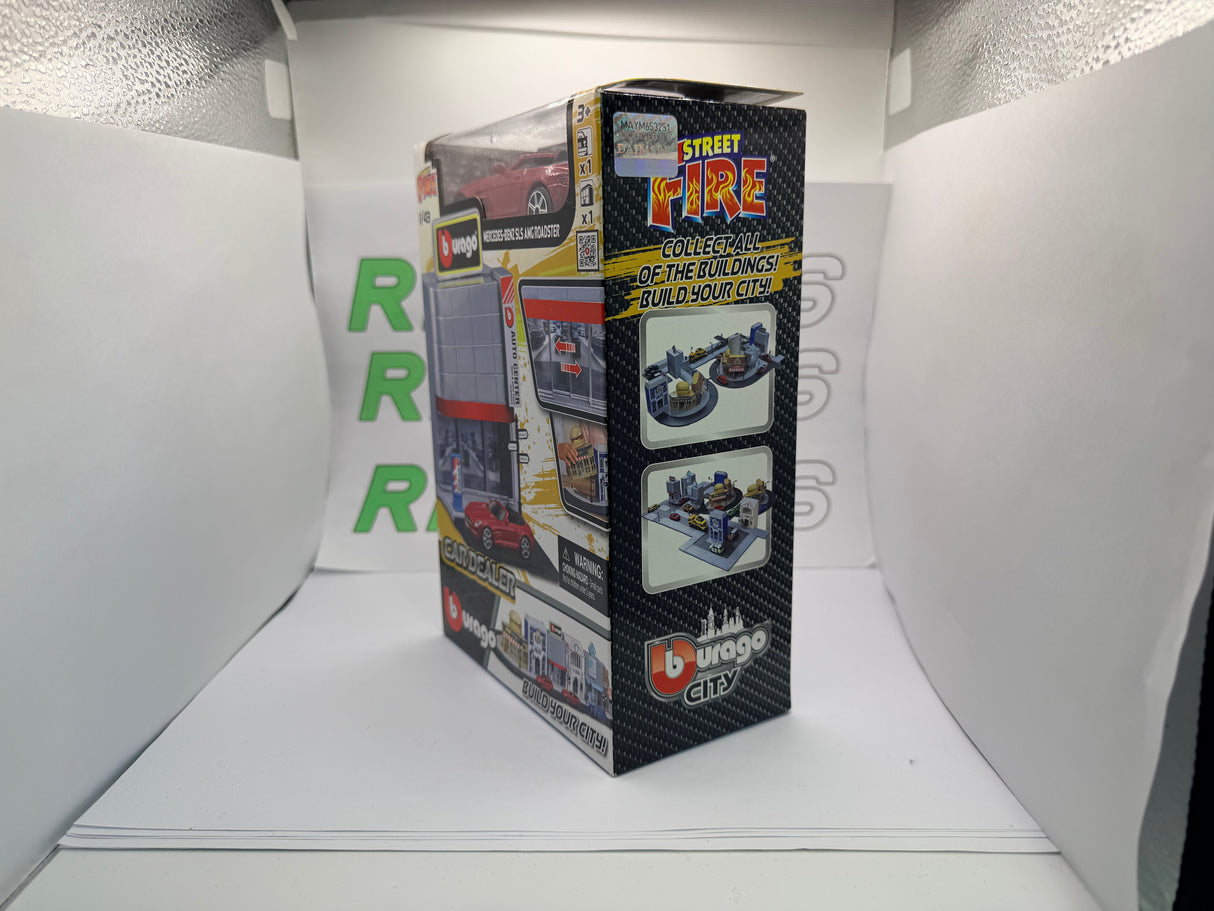 SET Mercedes Benz SLS AMG Burago Build Your City 1/43 Rosso