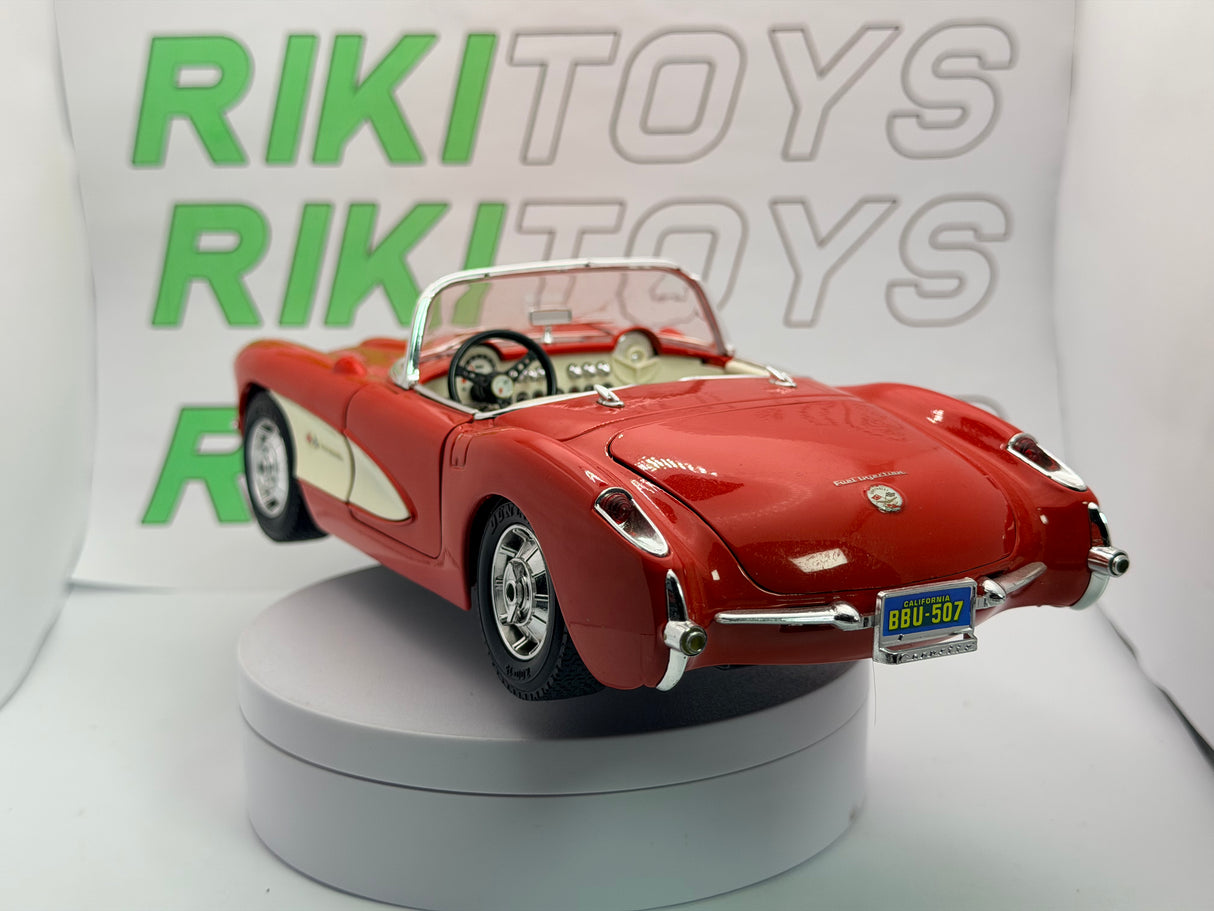 Chevrolet Corvette Burago 1/18 Rosso 1957