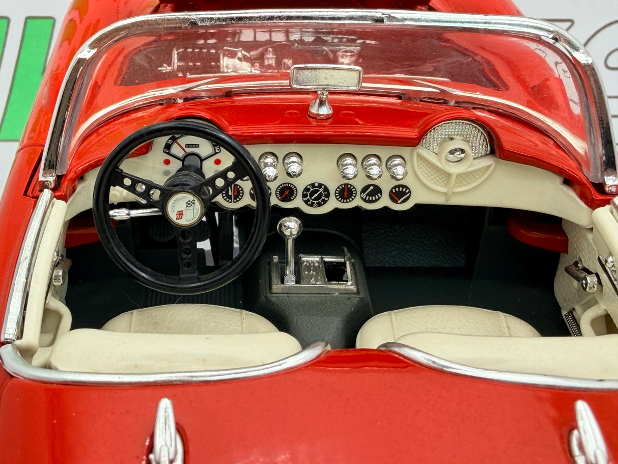 Chevrolet Corvette Burago 1/18 Rosso 1957