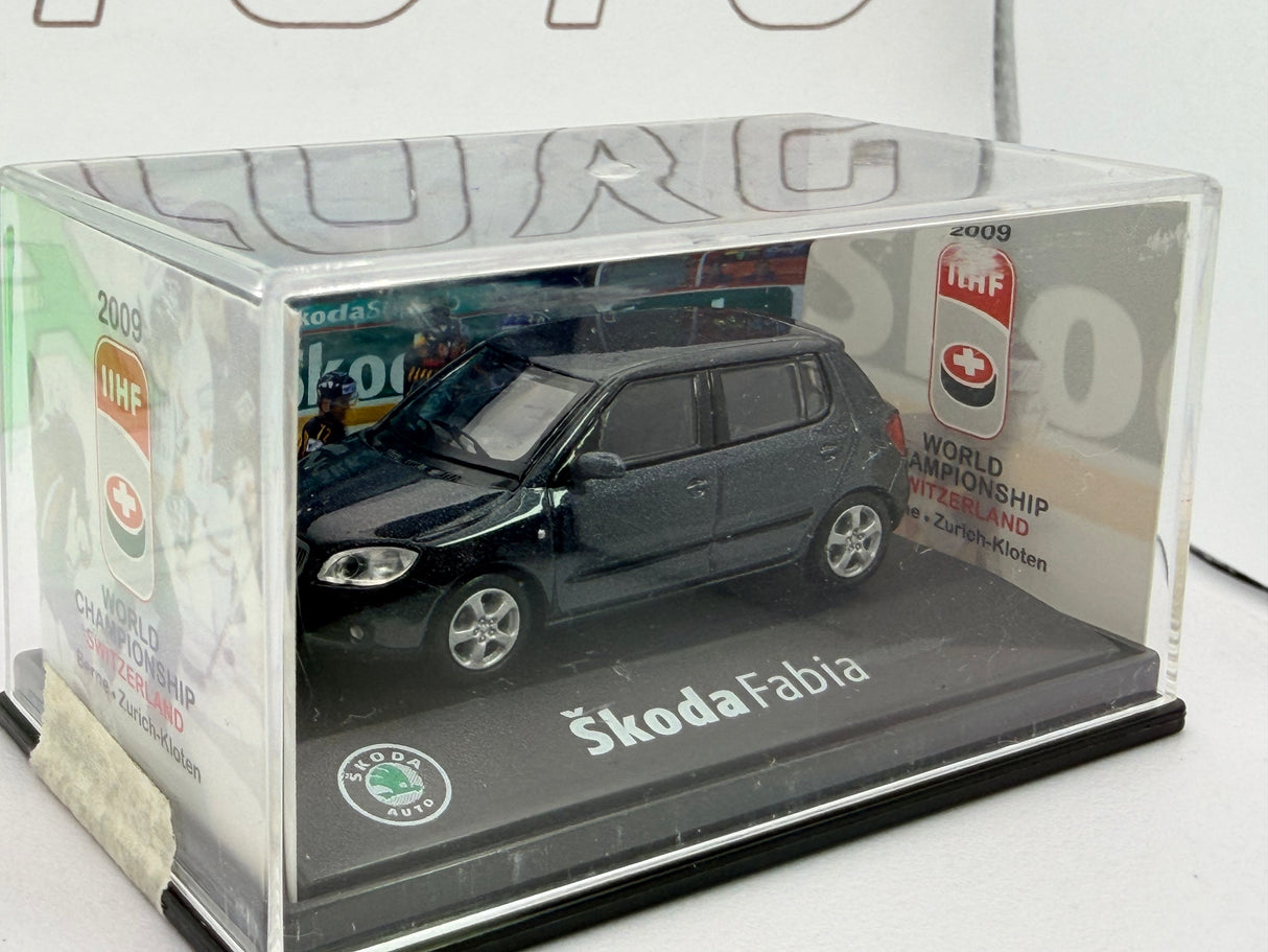 Skoda Fabia Abrex 1/72 Grigio metallizzato 2009