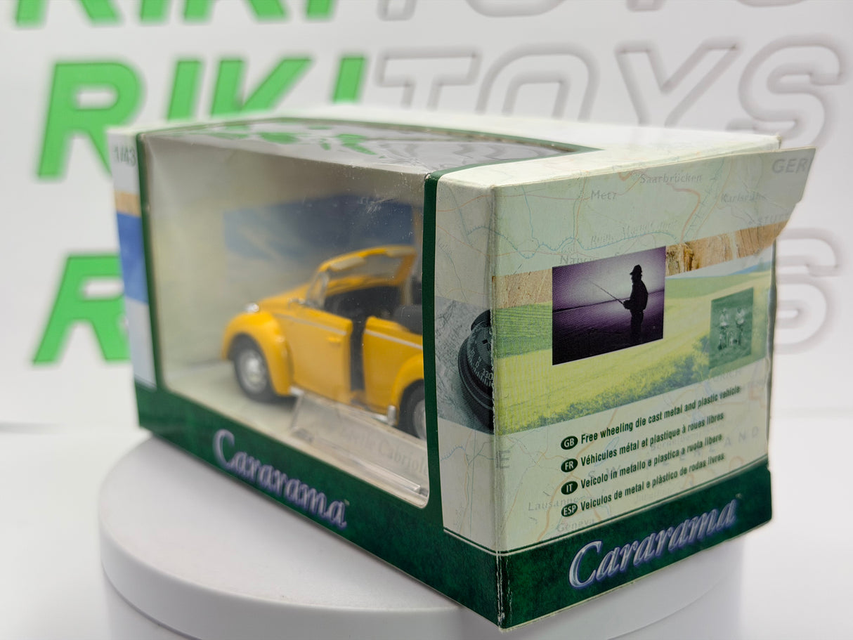 Volkswagen Maggiolino Cabrio Cararama 1/43 Giallo 1970