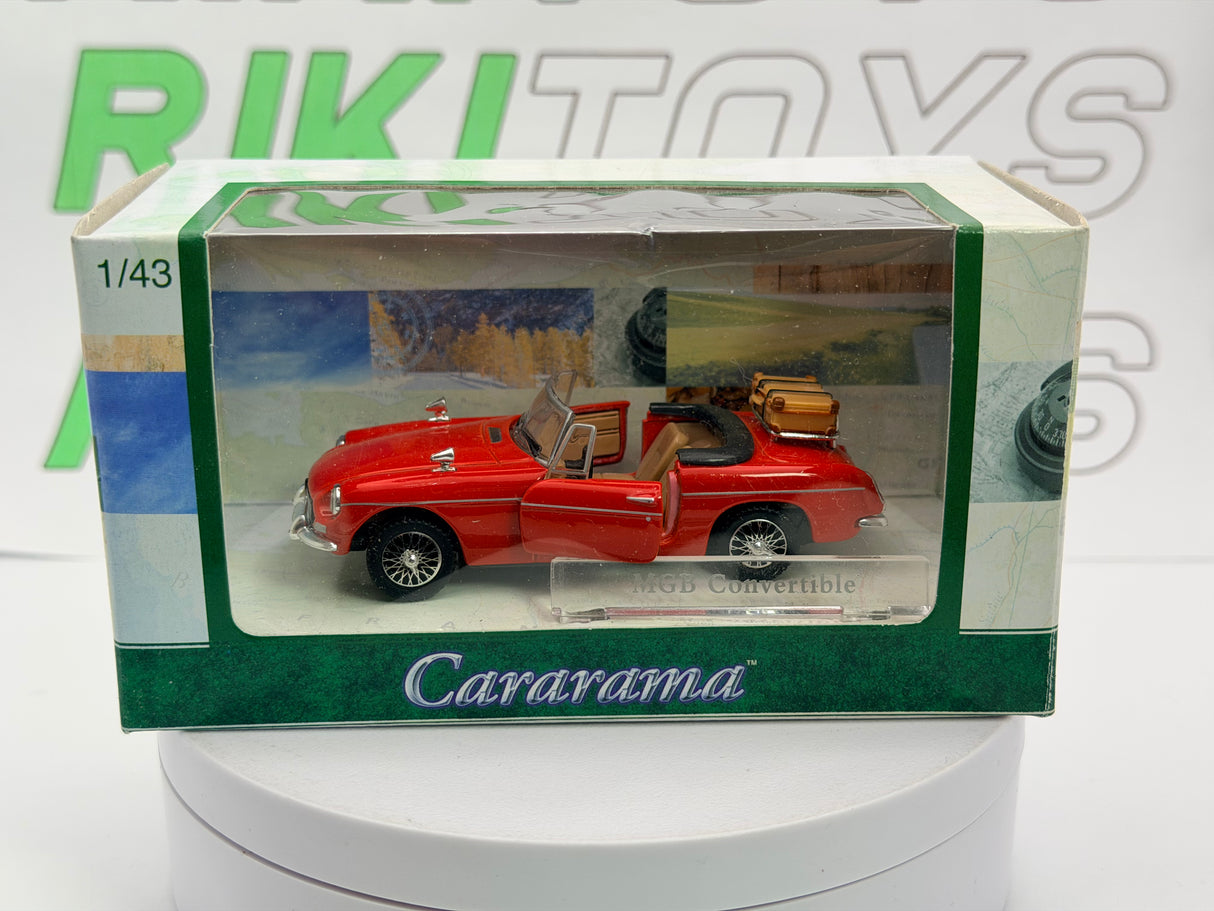 MG B Cabriolet Cararama 1/43 Rosso 1961