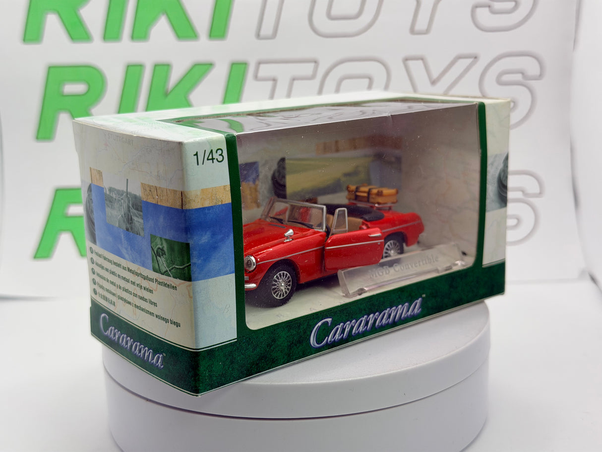 MG B Cabriolet Cararama 1/43 Rosso 1961