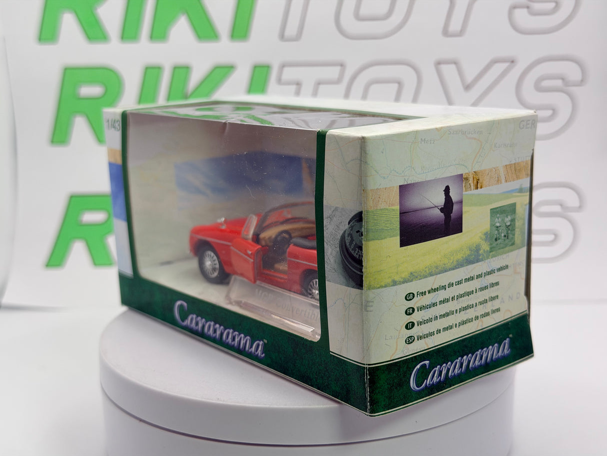 MG B Cabriolet Cararama 1/43 Rosso 1961