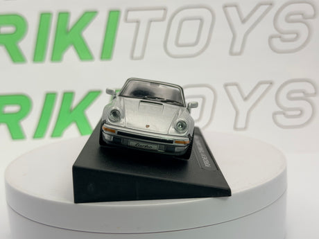 Porsche 911 Turbo Cabrio Edicola 1/43 Argento 1986