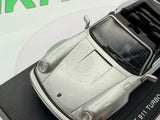 Porsche 911 Turbo Cabrio Edicola 1/43 Argento 1986