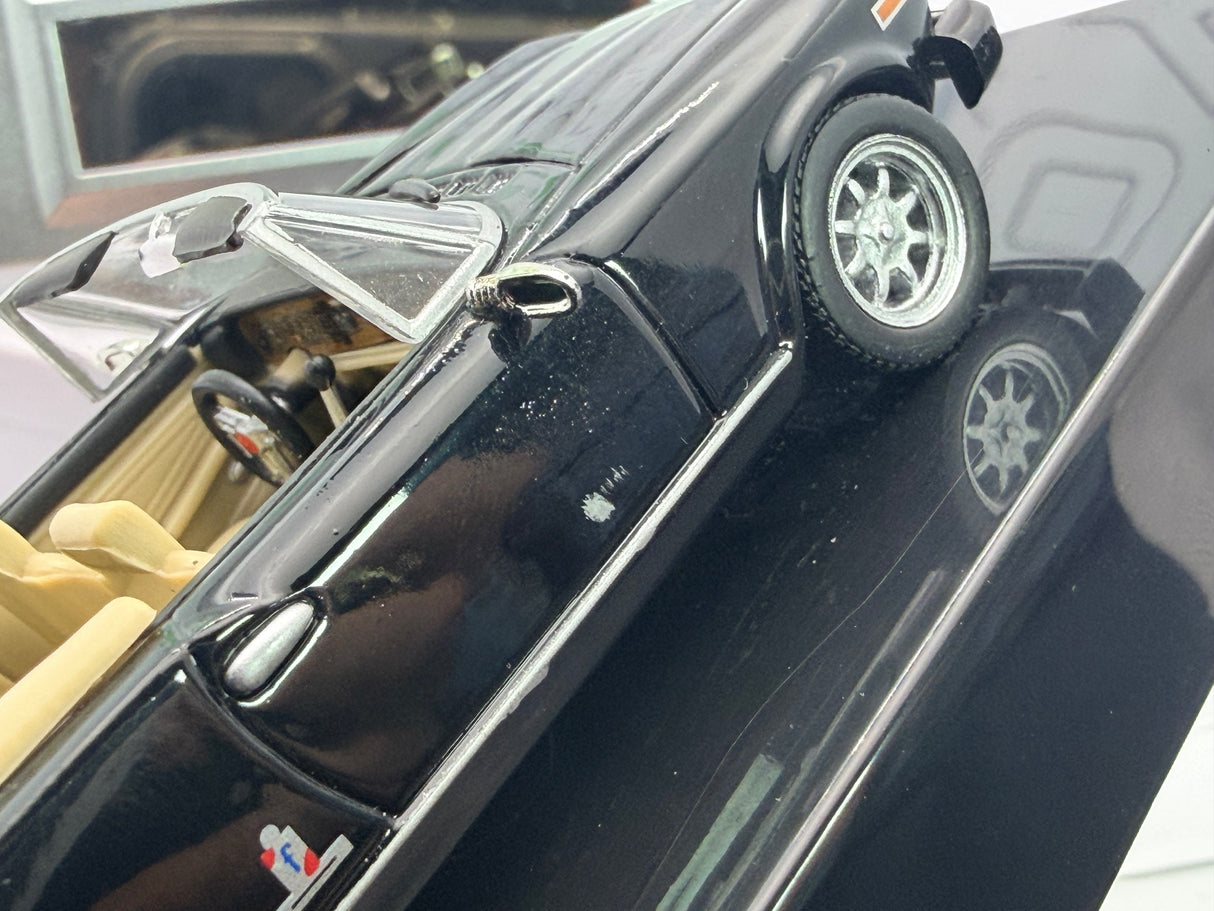 Fiat 124 Spider 2000 Edicola 1/43 Nero 1979