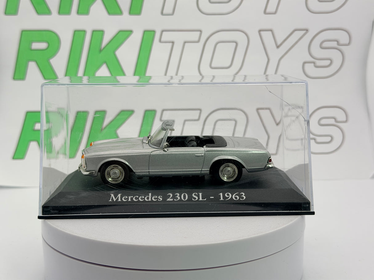 Mercedes Benz 230 SL Edicola 1/43 Argento 1963