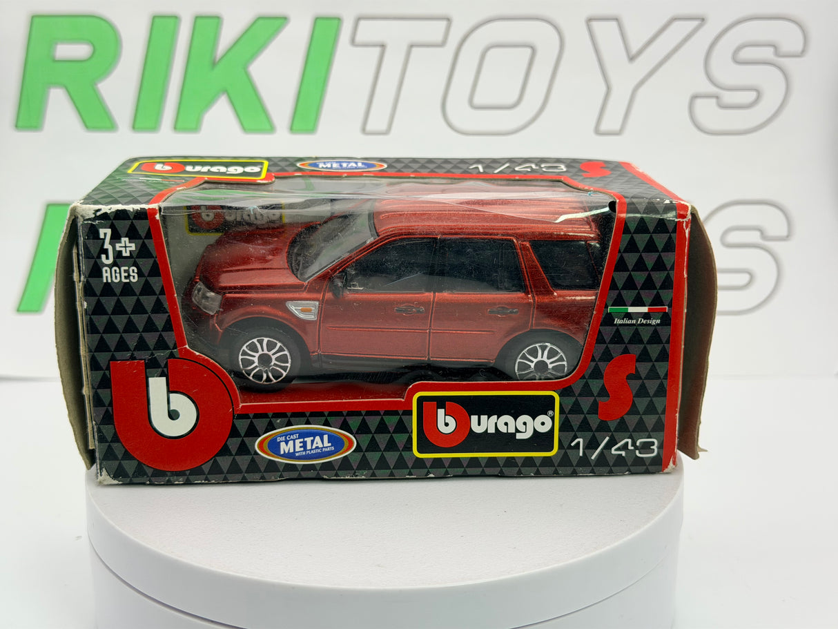 Land Rover Freelander 2 Burago 1/43 Rosso metallizzato 2006