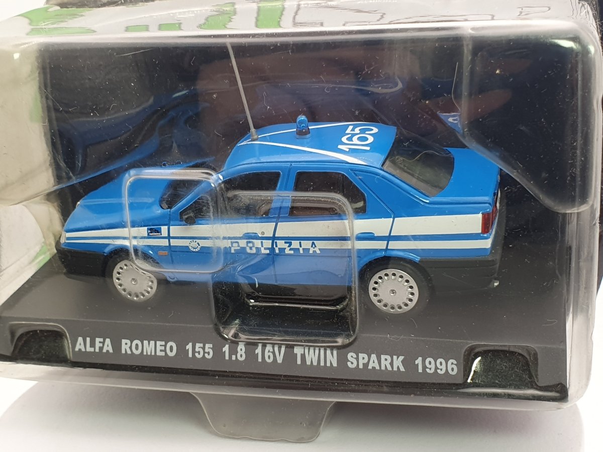 Alfa Romeo 155 1.8 TS Edicola 1/43 Azzurro 1996 - RikiToys - Edicola