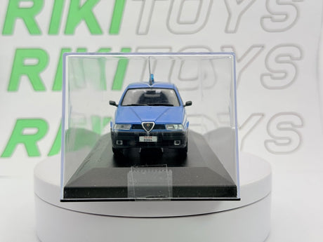 Alfa Romeo 155 Polizia Edicola 1/43 Azzurro 1993 - RikiToys - Edicola