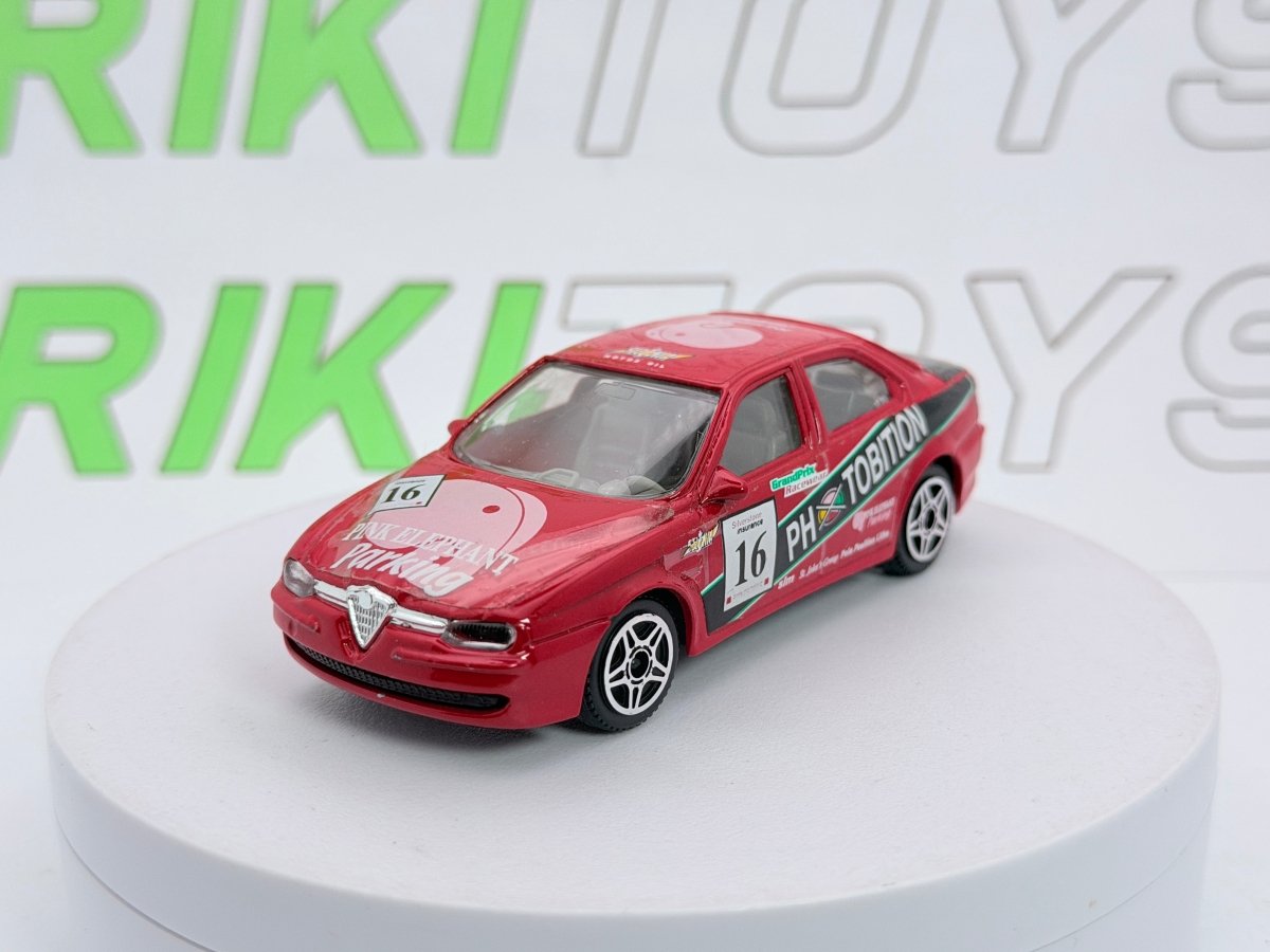 Alfa Romeo 156 Berlin Burago 1/43 Rosso 1997 - RikiToys - Burago