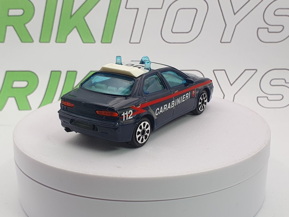 Alfa Romeo 156 Carabinieri Burago 1/43 Blu 1997 - RikiToys - Burago