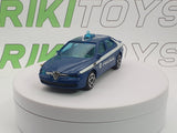 Alfa Romeo 156 Polizia Burago 1/43 Azzurro 1997 - RikiToys - Burago