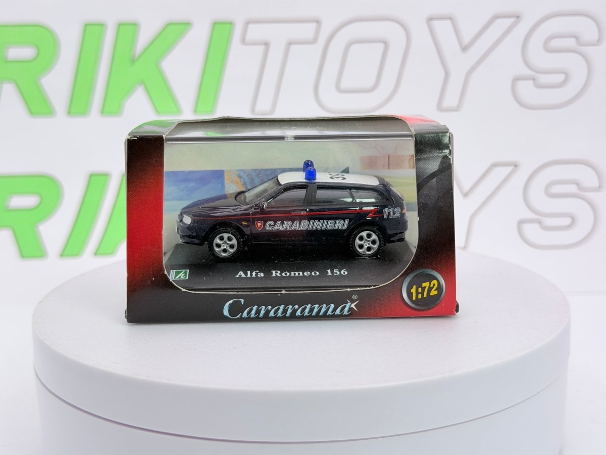 Alfa Romeo 156 Station Wagon Carabinieri Cararama 1/72 Blu 1999 - RikiToys - Cararama