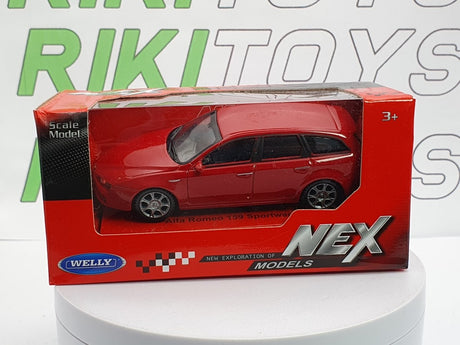 Alfa Romeo 159 Station wagon Welly 1/43 Rosso - RikiToys - Welly#