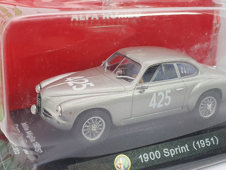 Alfa Romeo 1900 Sprint MetroMo 1/43 Argento 1951 - RikiToys - MetroMo