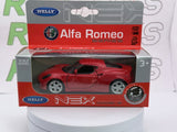 Alfa Romeo 4C Coupé Welly 1/38 Rosso - RikiToys - Welly