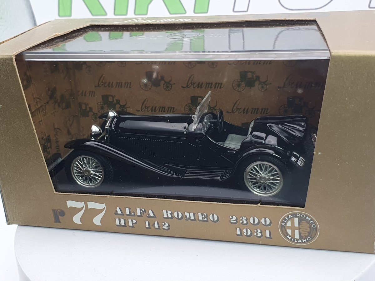 Alfa Romeo 6C 2300 Brumm 1/43 Nero 1932 - RikiToys - Brumm