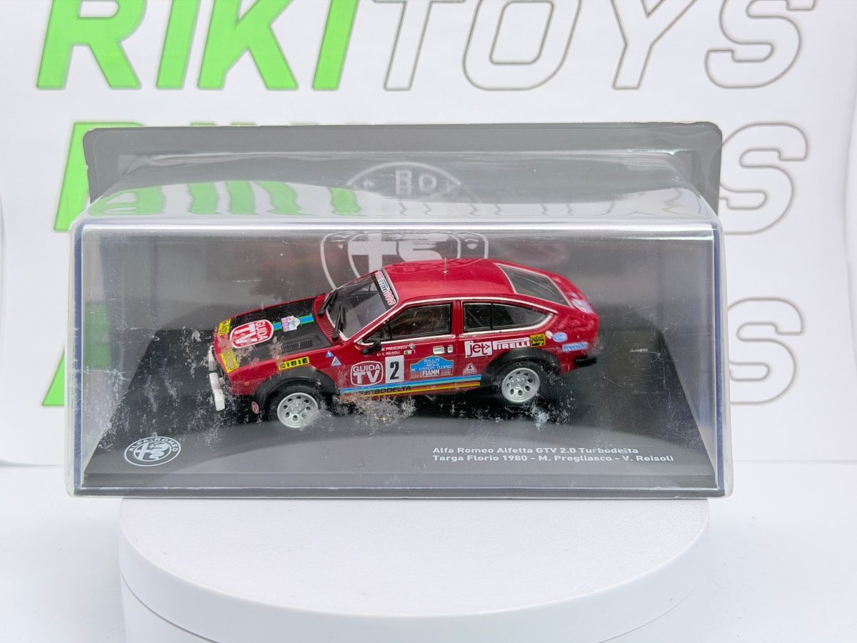 Alfa Romeo Alfetta GTV 2.0 Edicola 1/43 Rosso - RikiToys - Edicola