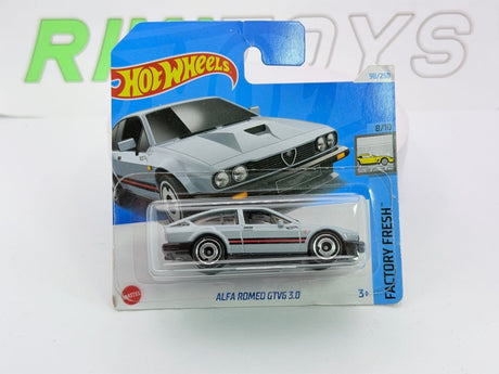 Alfa Romeo Alfetta GTV 6 3000 Hot Wheels 1/60 Grigio 1983 - RikiToys - Hot Wheels#