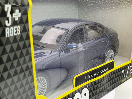 Alfa Romeo Giulia Burago 1/24 Blu - RikiToys - Burago#
