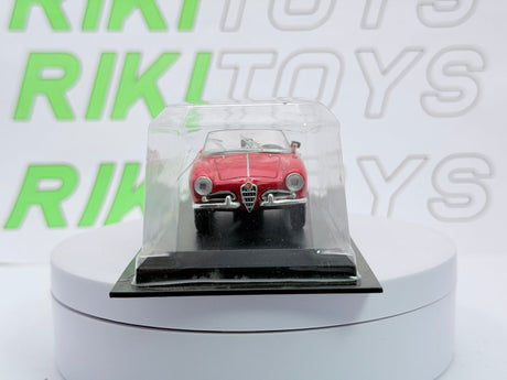 Alfa Romeo Giulietta Spider Del Prado 1/43 Rosso 1958 - RikiToys - Del Prado