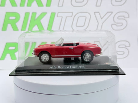 Alfa Romeo Giulietta Spider Del Prado 1/43 Rosso 1958 - RikiToys - Del Prado