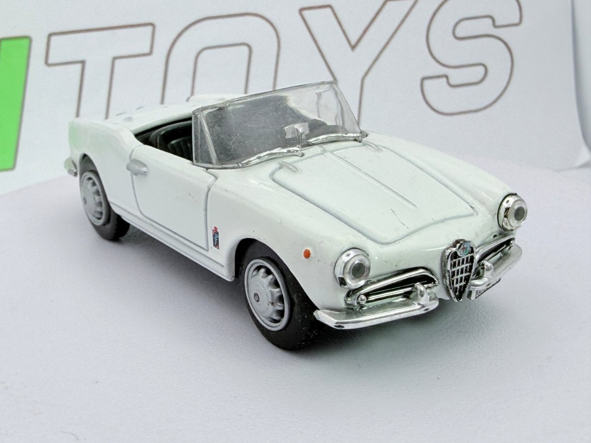 Alfa Romeo Giulietta Spider Edicola 1/43 Bianco 1958 - RikiToys - Edicola