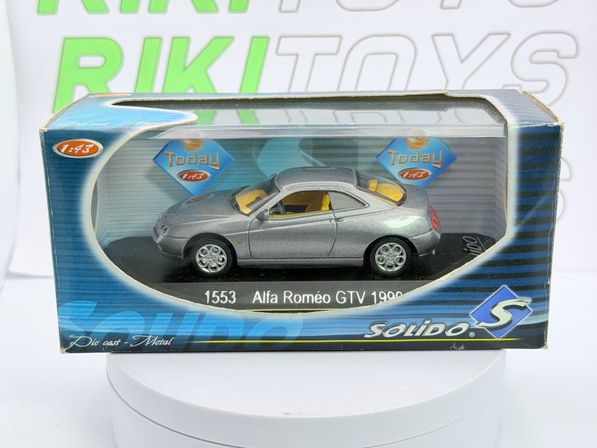 Alfa Romeo GTV Coupé Solido 1/43 Grigio metallizzato 1999 - RikiToys - Solido#