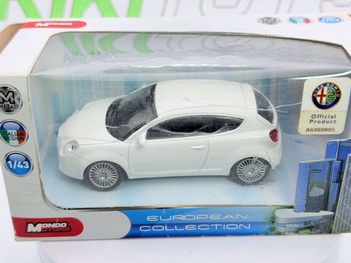 Alfa Romeo Mito Mondo Motors 1/43 Bianco 2009 - RikiToys - Mondo Motors