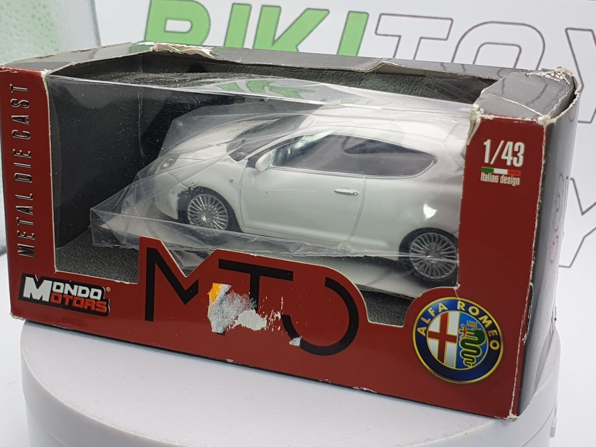 Alfa Romeo Mito MondoMotors 1/43 Bianco 2009 - RikiToys - MondoMotors