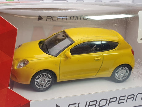 Alfa Romeo Mito MondoMotors 1/43 Giallo 2008 - RikiToys - MondoMotors