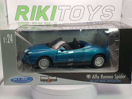 Alfa Romeo Spider 916 Welly 1/24 Verde - RikiToys - Welly#