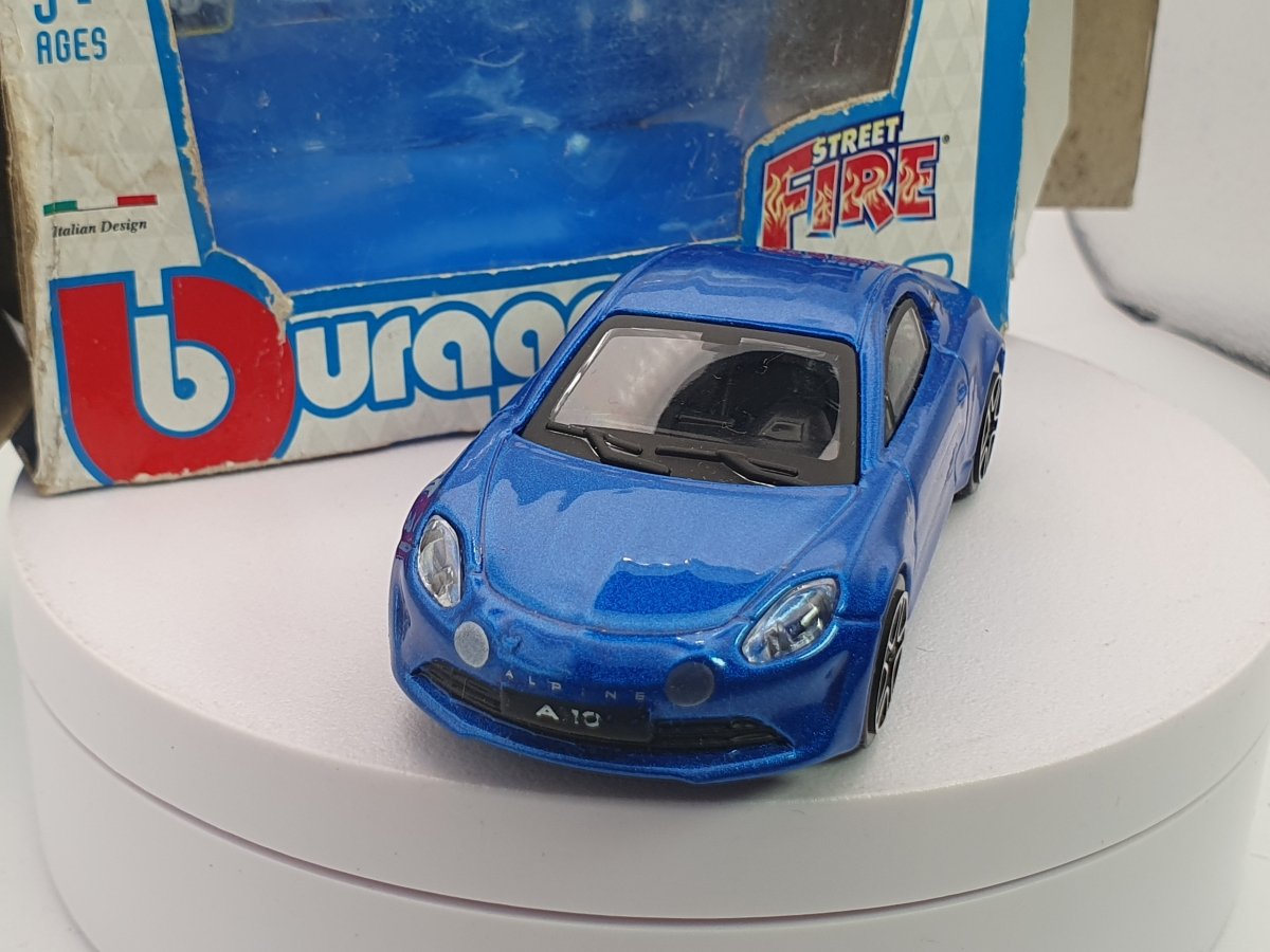 Alpine A 110 Burago 1/43 Blu 2018 - RikiToys - Burago