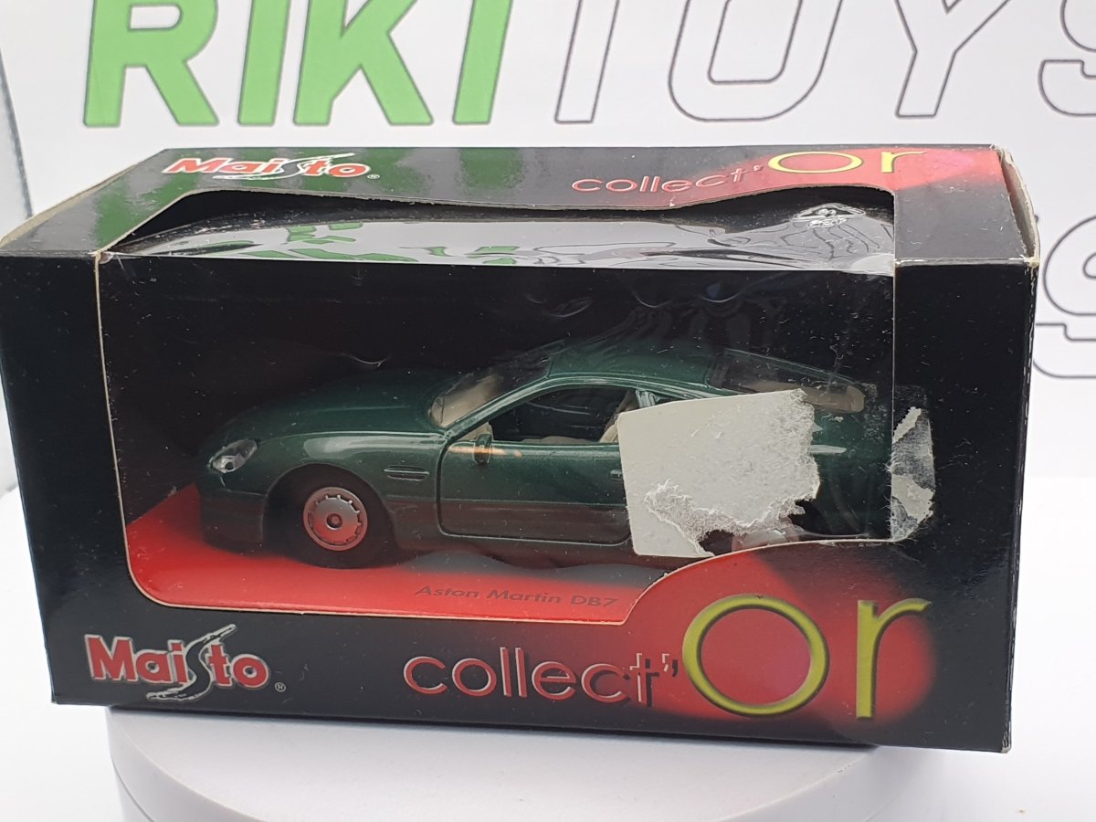 Aston Martin DB 7 Maisto 1/40 Verde - RikiToys - Maisto