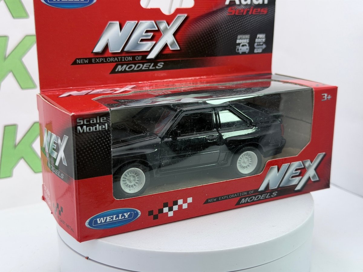 Audi 4 Corta Welly 1/38 Nero - RikiToys - Welly