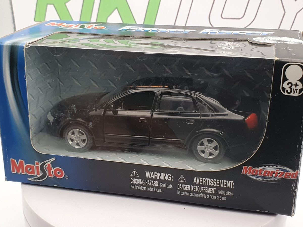 Audi A4 3000 Maisto 1/43 Nero 2001 - RikiToys - Maisto