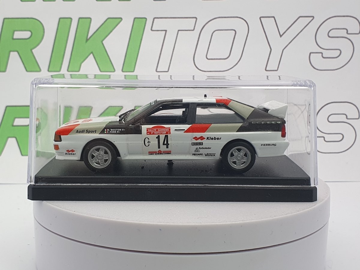 Audi Quattro Edicola 1/43 Bianco 1981 - RikiToys - Edicola