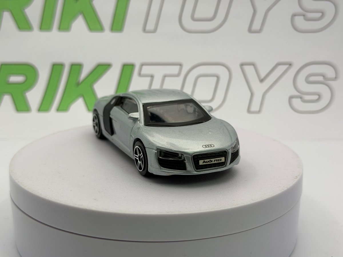 Audi R8 Coupé Burago 1/43 Argento 2007 - RikiToys - Burago