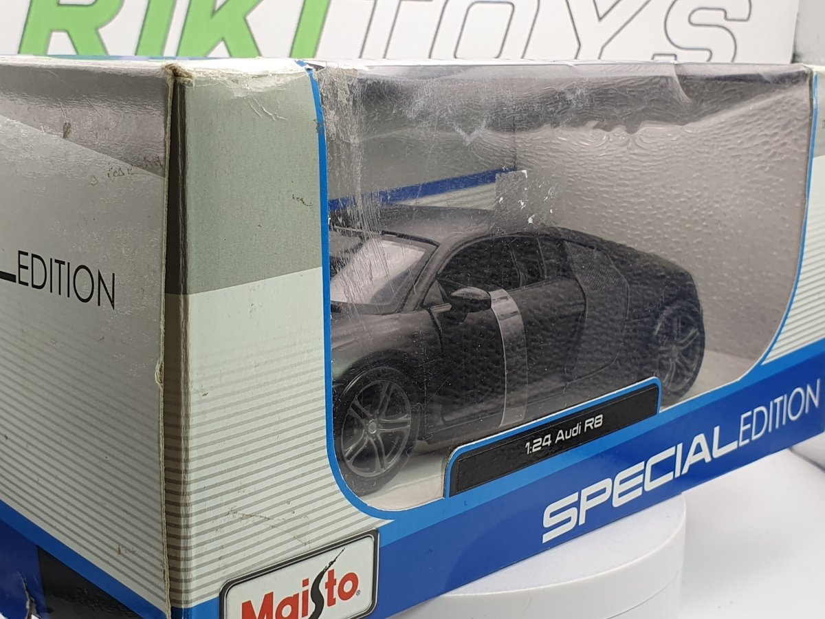 Audi R8 Coupé Maisto 1/24 Nero - RikiToys - Maisto#